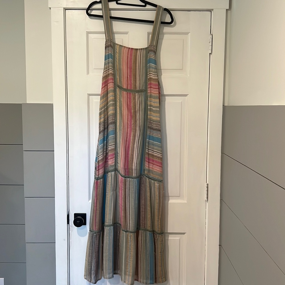 Free People Multicolor Striped Maxi Dress